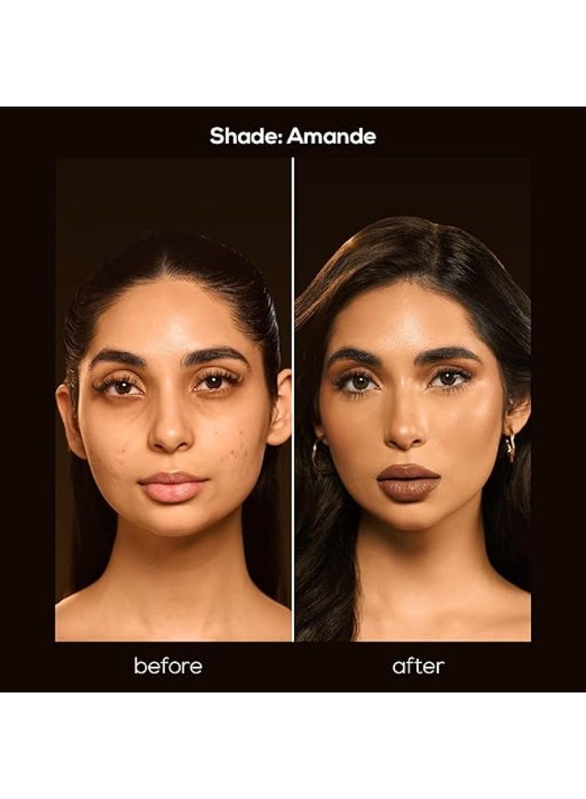 رينيه أول بيج برو إتش دي 3 في 1، بودرة مضغوطة، خافي عيوب، كريم أساس - لون لوزي، عامل حماية من الشمس 20، لمسة نهائية مطفية، تغطية عالية، خفيف للغاية وناعم كالحرير، غني بفيتامين E وC والصبار - 9 جرام. - Image 4